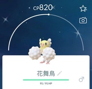 色違黃色花舞鳥🐦  Pokémon go