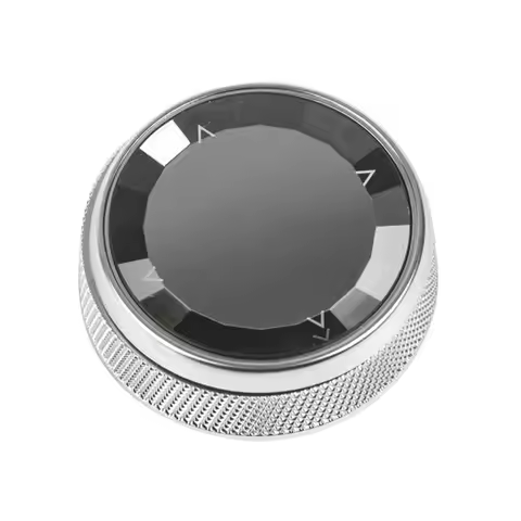 L36A-Console Multimedia Knob Switch Button Cover Trim For BMW 1 2 3 4 5 7 X1 X3 X4 X5 X6 7-Button Id