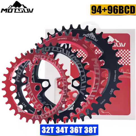 MOTSUV Oval 94+96mm 94BCD/96BCD 32/34/36/38T MTB Mountain bike Chainring for ALIVIO M4000 M4050 NX G