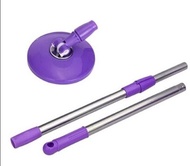 Good benefits tow rotating Mop Bar accessories hand pressure mop rod rotating thick rod plastic plat