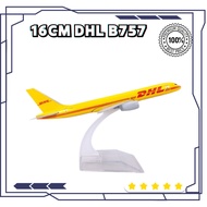 16CM 
DHL BOEING B757 SCALE 1:400 METAL AIRCRAFT REPLICA DIECAST COLLECTIBLE DISPLAY PLANE TOY
