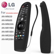 New Shockproof Silicone Case for LG AN-MR600 / LG AN-MR650 / AN-MR18BA / AN-MR19BA Magic Remote Battery Cover Protective Skin Holder Washable Dirt-Proof Anti-Lost with Remote Loop