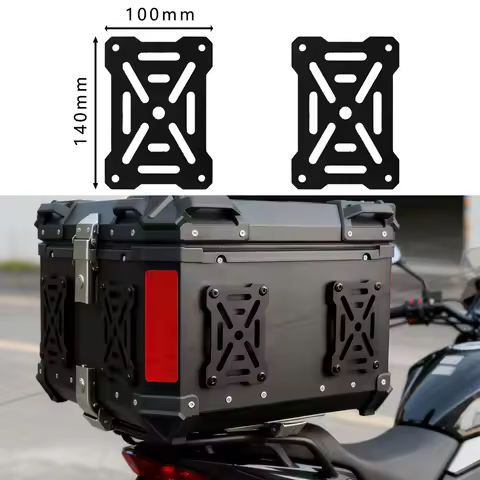 28L-100L Motorcycle Molle Panel For Trunk Storage Aluminum alloy Waterproof Tactical Universal Side 