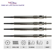 4x 7V New Glow Plugs For Mini Cooper F54 F55 F56 F57 Toyota RAV4 MK4 A4 Auris E18 Avensis T27 Verso 