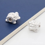 Three-legged Toad Pure Silver Handmade Material Silver 3D Bracelet Accessories DIY Hard Golden Toad 
