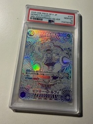 One Piece OP11 JP Monkey D. Luffy 銀尼 3rd Anniversary Silver OP05-119 PSA 10