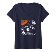 Womens The Beatles Rubber Soul V-Neck T-Shirt