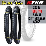 ☉FKR TYRE TAYAR 17 Tube type TUBELESS SAFARI 225 250 275 TYRES TIRE TIRES KEBUN MOTORCROSS MOTOCROSS