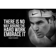 Roger Federer Tennis Player Poster for Room and Office Canvas Print Wall Art Tingfeng Art