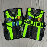 FREE NAME - PREMIUM ORIGINAL NET TRAFFIC POLICE VEST | NEWEST TRAFFIC POLICE VEST