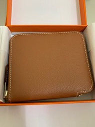 愛馬仕絲巾短夾 Hermes 金棕
