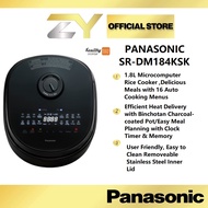 Panasonic 1.8L /1.0L Microcomputer Rice Cooker  Periuk Nasi SR-DM184KSK/SR-DM104KSK/SR-DL184WSK/SR-D