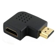 HDMI 公對母 轉接頭 90度 直角 左彎 左轉