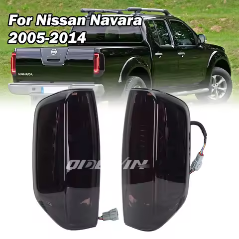 for Nissan Navara D40 Frontier 2005-2015 Driving Brake Lamp Reversing Lamp Dynamic LED Turn Signal L