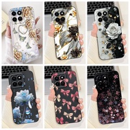 Soft Casing For Honor X7C Cover ALT-LX2 Popular Flower Bowknot Shockproof Silicone Phone Case For Ho