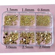 Silver Gold Pin Half-Length Flat Bottom Grade A Size 0.8-3 Mm.