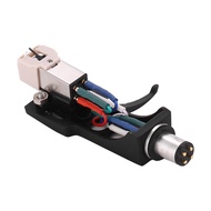 Cartridge Stylus with Turntable Headshell 4 Pin Contacts for Phonograph Turntable Gramophone LP Viny