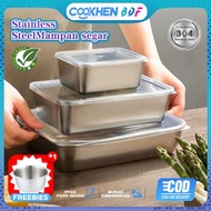 Cookhen Stainless Steel Food Container Food Storage Container with Plastic Lid Food Storage Containe