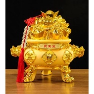 招财聚宝盆存钱罐 Cornucopia piggy bank 聚宝盆存钱罐 聚宝盆扑满 聚宝盆