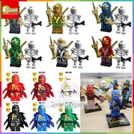 Phantom Ninja Series Minifigure Lloyd Assembling Building Blocks DIY Model Kids Educational Toys Boy