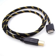 6N OCC Gold Plated 22PIN DOCK WMPORT Walkman To USB B DAC Cable For Desktop Decoder Sony  zx300a 300A+ A55 0.5M 1M 2M 3M