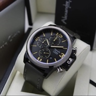 Jam Tangan Pria Alexandre Christie AC6280  AC 6280 Black Grey