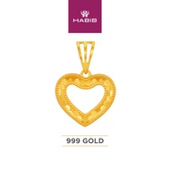 HABIB 999/24K Yellow Gold Pendant 9GP00331124