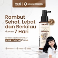 Moell Hair Lotion 100gr Panax Ginseng Kemiri Biotin - Grows, Softens & Thickens in 7 Days - Suitable