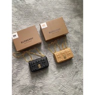 Burberry Female Bag Lola Lola Small Size Printed Quilted Chain Bag Ladies Shoulder Bag