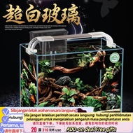 Get ST-ΨSmall Fish Globe Small Aquarium Super White Glass Living Room Ecological Aquarium Betta Tank