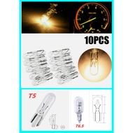 （10 PCS）Bulb T5 12v 1.2w/ T6.5 12v 2w Meter Bulb Aircond Panel Bulb