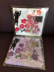 Anna Sui Handkerchief x 2 (Purple and White) 紫色及白色手帕 #giftforher