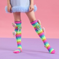 Crazy socks for kids Cute girl socks girls wacky Funky Stretch Mid to High Novelty Socks