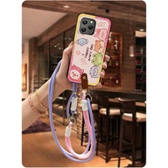 TPU Full wrap Phone Case For Blackview BV5300/Pro/Plus/Oscal S70/Pro Necklace Diagonal protective An