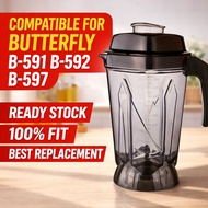 Butterfly B-591 B-592 B-597 Commercial Blender Jug Replacement Jar Balang Blender Butterfly Cawan Bl