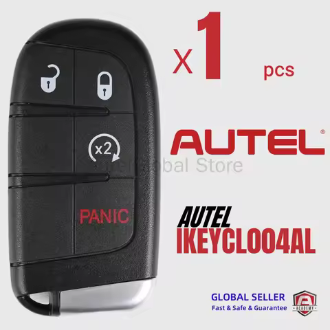1PCS Autel IKEY IKEYCL004AL CL004AL Universal Smart Remote Key 4 Buttons For Chrysler For Autel Smar