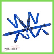Spoon (SPOON) 【Racing Harness】 Seat Belt 6-Point (Blue) FIA Approved ALL-81450-000