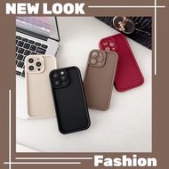 Solid Candy Color Soft Casing For OPPO R11 R11S RENO 2 3 4 5 6 Pro Plus Silicone Edge Camera Protective Cover Bumber Trend Brand Retro Case Cute TPU Shockproof Phone Case