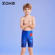 ZOKE Children'S Swim Short Transformers Cartoon Training Professional Boys Swim Jammer