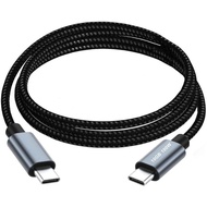 USB C Cable, 6.6Feet USB-C to USB-C Fast Charger Cable, USB 3.1 Type C Male to Male 100W 10Gbps 4K 6