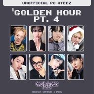 1pcs - [ATEEZ] GOLDER HOUR PT. 4 UNOFFICIAL PHOTOCARD [1]