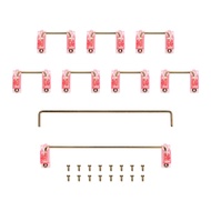 KPREPUBLIC Everglide V2 Transparent Gold Plated Pcb screw in Stabilizer for Custom Mechanical Keyboa