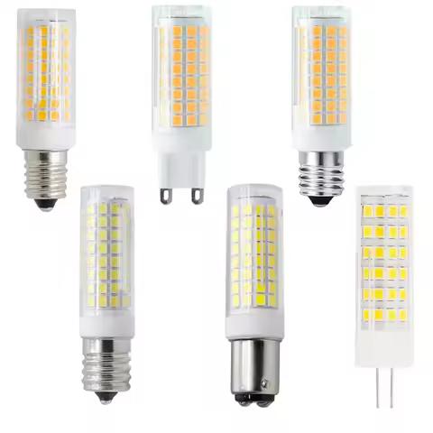 G4 G9 BA15D E12 E14 E17 Dimmable LED Lights Mini 88 LEDs Corn Bulbs 9W Replace 80W Halogen Lamps 220