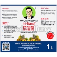 Uncle William Biotech Ini-Nano 1L 5L 抗湿菌 Highly Organic Foliar Fertilizer 有机肥水 Baja Semburan Organik