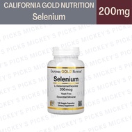 California Gold Nutrition, Selenium, Yeast-Free, 200 mcg, 180 Veggie Capsules
