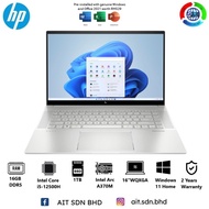 HP Envy 16-H0007TX 16" QHD+ 120Hz Laptop Natural Silver ( I5-12500H, 16GB, 1TB SSD, Arc A370M 4GB, W