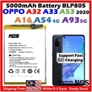 ORI NGS Brand 5000mAh Battery BLP805 Compatible For OPPO A16 / OPPO A32 / OPPO A33 / OPPO A53 / OPPO
