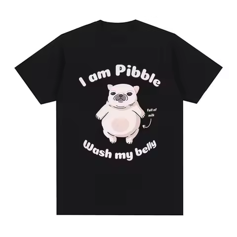 Dr Ô Le Pibble Meme T-shirt for Men, Harajuku Women, Retro Fashion, Pure Cotton High Quality T-shirt