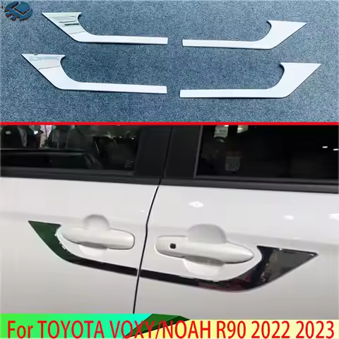 For TOYOTA VOXY/NOAH R90 2022 2023 2024 Car Accessories ABS Chrome Door bowl handle sash decorative