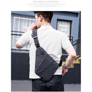 PRIA Crossbody Chest Bag Pack Men's Sling Bag Pack - Dark Gray